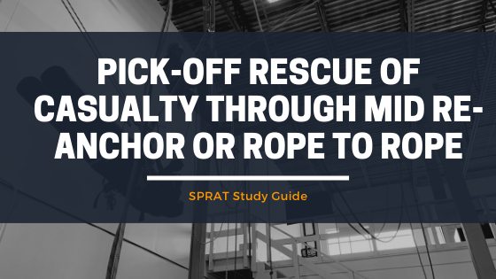 Pick off from mid re-anchor or rope to rope